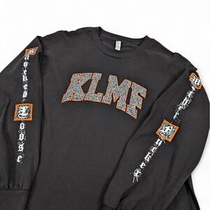Knocked Loose KLMF Long Sleeve T Shirt Mens Large Black Hardcore Rock Emo Metal
